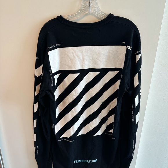 Off-White Temperature Diagonal Long Sleeve SS18 - Picture 2 of 4